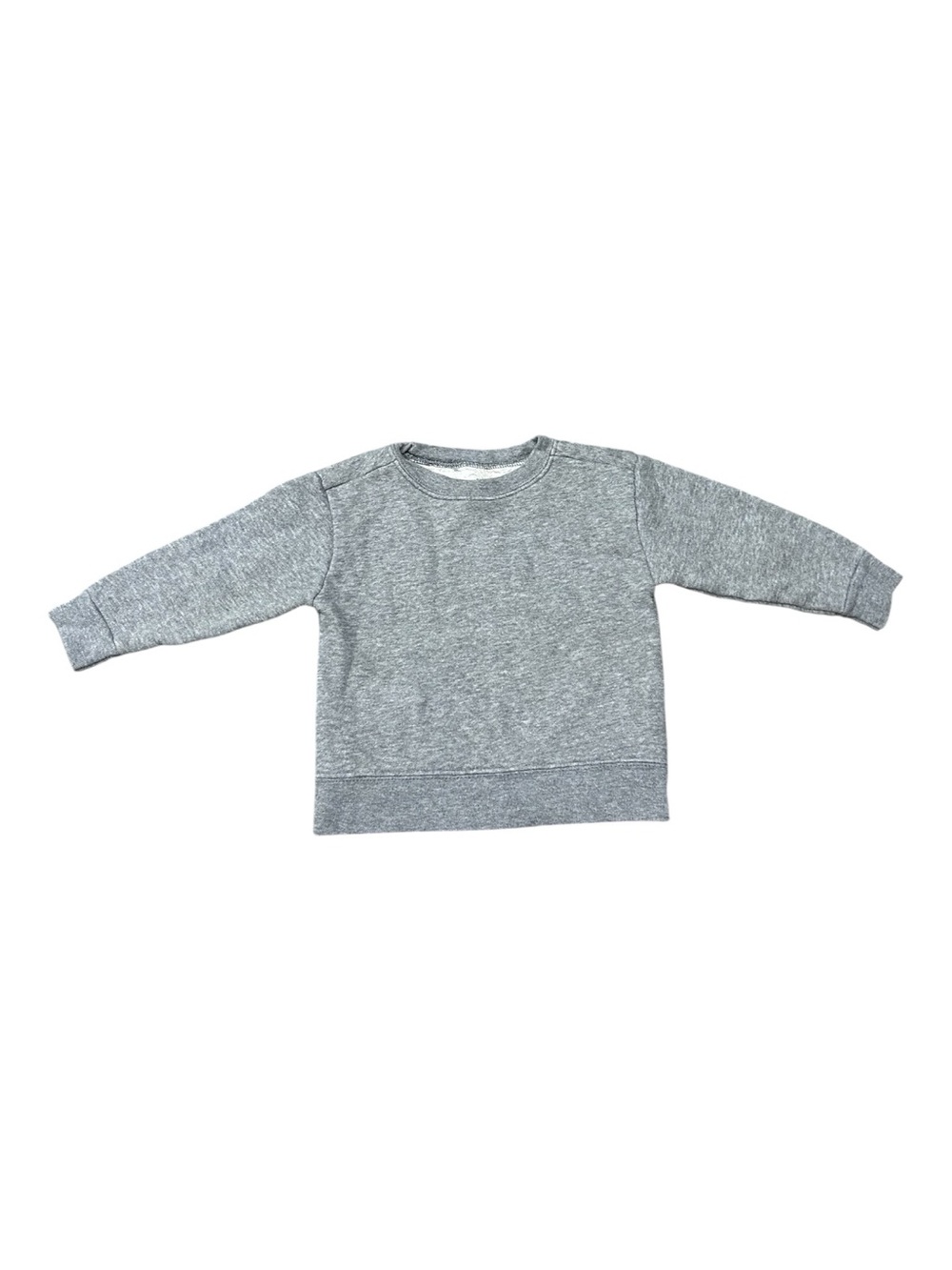 Vintage Y2K Gray Fleece Sweatshirt Blank Size 18 Months